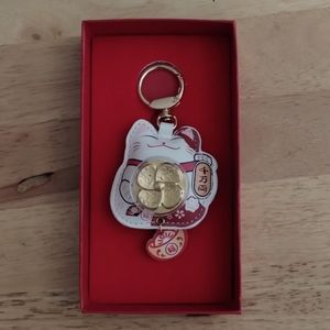 Lucky Cat Handbag Pendant Creative Animal Keychain - Chinese New Year Decor
